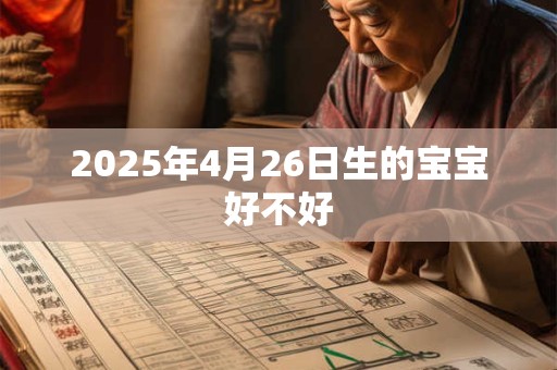 2025年4月26日生的宝宝好不好