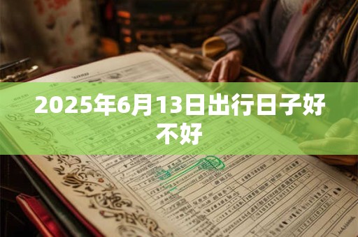 2025年6月13日出行日子好不好
