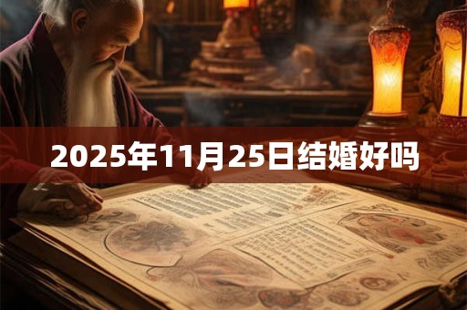 2025年11月25日结婚好吗