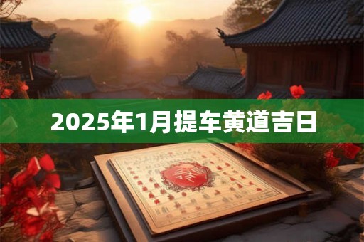 2025年1月提车黄道吉日