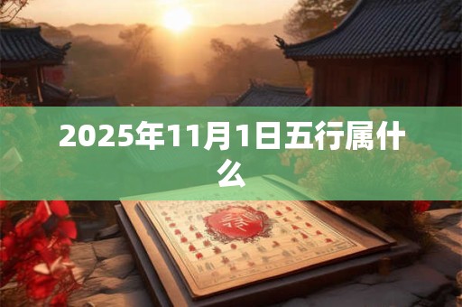 2025年11月1日五行属什么