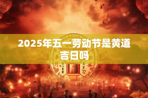 2025年五一劳动节是黄道吉日吗