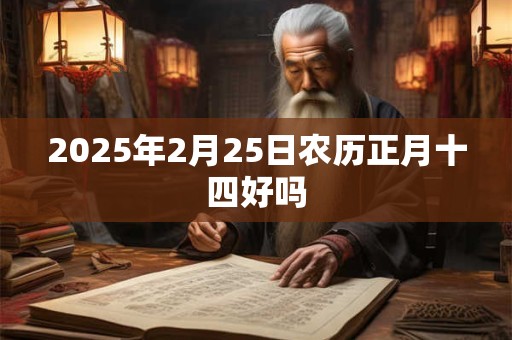 2025年2月25日农历正月十四好吗