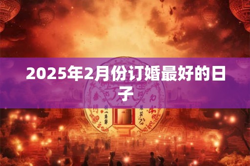 2025年2月份订婚最好的日子