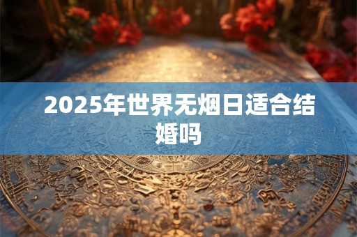 2025年世界无烟日适合结婚吗