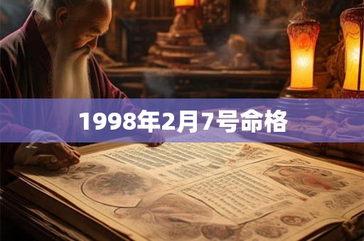 1998年2月7号命格