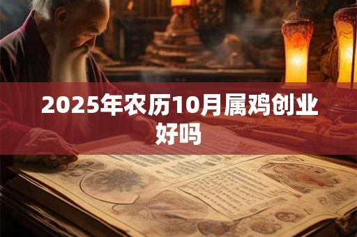 2025年农历10月属鸡创业好吗