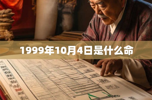 1999年10月4日是什么命