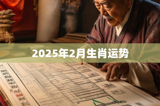 2025年2月生肖运势