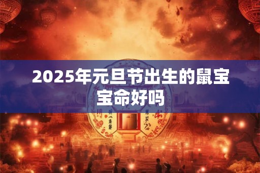 2025年元旦节出生的鼠宝宝命好吗