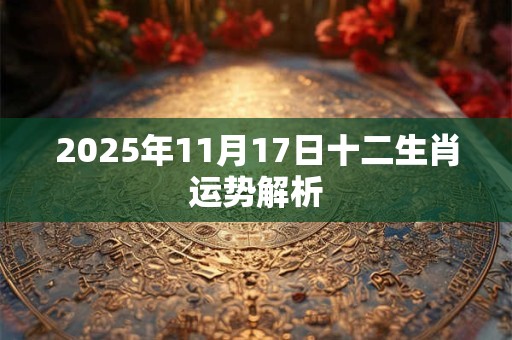 2025年11月17日十二生肖运势解析