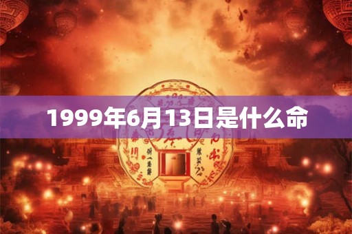 1999年6月13日是什么命