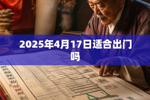 2025年4月17日适合出门吗