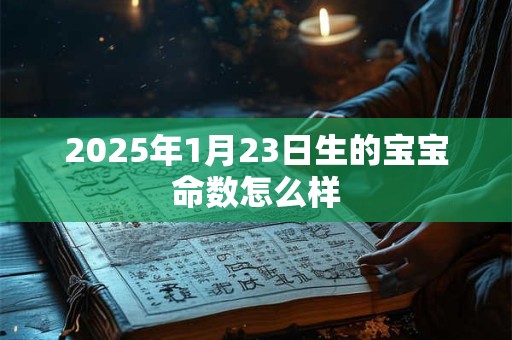 2025年1月23日生的宝宝命数怎么样