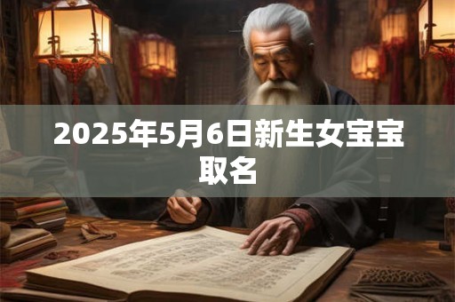 2025年5月6日新生女宝宝取名