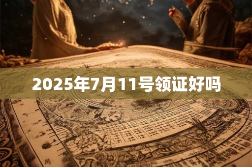 2025年7月11号领证好吗