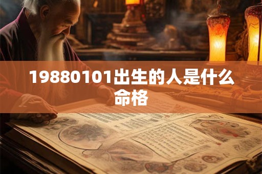 19880101出生的人是什么命格