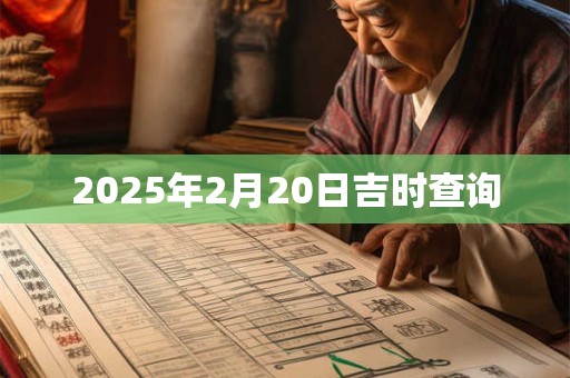 2025年2月20日吉时查询