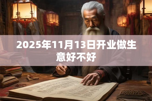 2026年11月13日开业做生意好不好