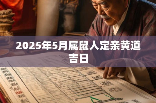 2025年5月属鼠人定亲黄道吉日