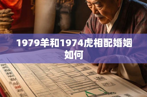 1979羊和1974虎相配婚姻如何