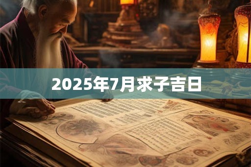 2025年7月求子吉日