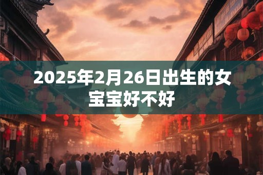 2025年2月26日出生的女宝宝好不好