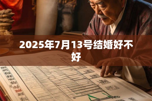 2025年7月13号结婚好不好