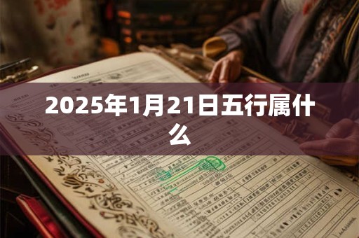 2025年1月21日五行属什么