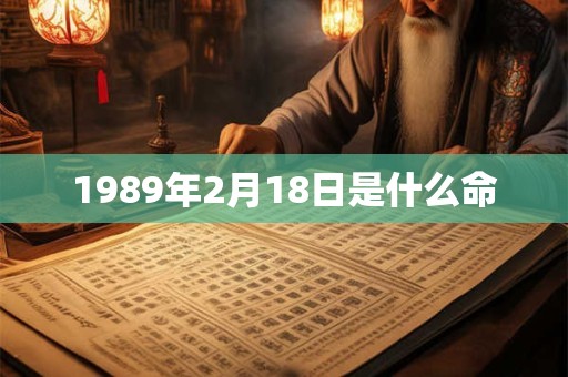 1989年2月18日是什么命