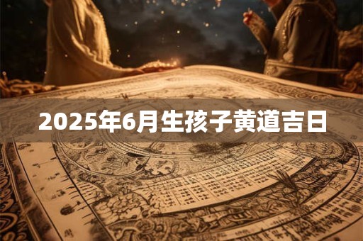 2025年6月生孩子黄道吉日