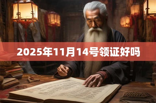 2025年11月14号领证好吗