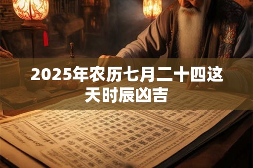2025年农历七月二十四这天时辰凶吉 2025年农历七月二十四这天时辰凶吉