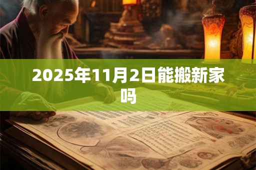 2025年11月2日能搬新家吗