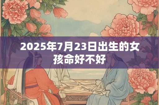 2025年7月23日出生的女孩命好不好 2025年7月23日出生的女孩命好不好
