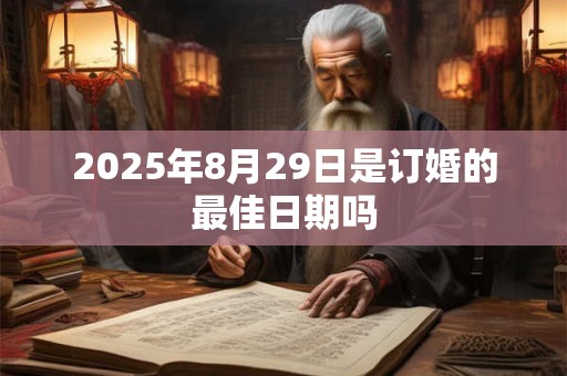 2025年8月29日是订婚的最佳日期吗