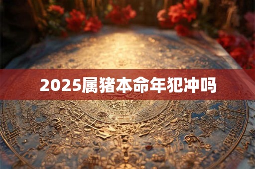 2025属猪本命年犯冲吗
