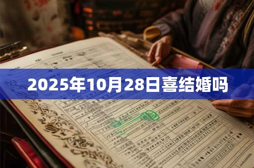 2025年10月28日喜结婚吗
