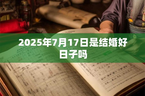 2025年7月17日是结婚好日子吗