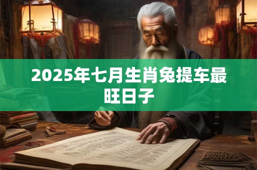 2025年七月生肖兔提车最旺日子