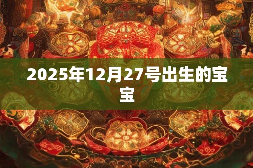 2025年12月27号出生的宝宝