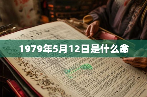 1979年5月12日是什么命