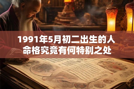 1991年5月初二出生的人 命格究竟有何特别之处
