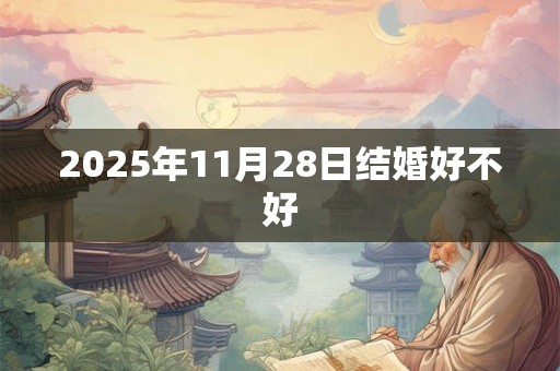 2025年11月28日结婚好不好