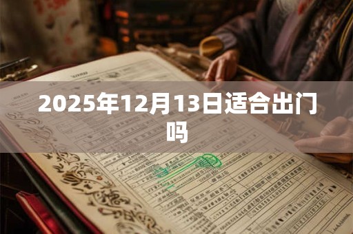 2025年12月13日适合出门吗