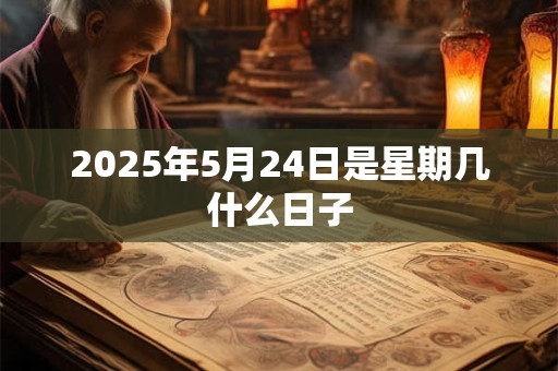 2025年5月24日是星期几什么日子