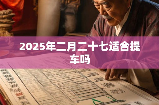 2025年二月二十七适合提车吗