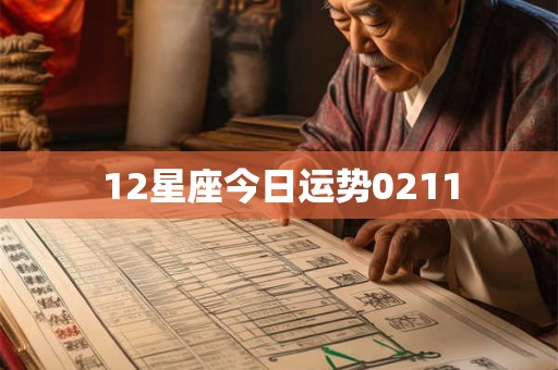 12星座今日运势0211