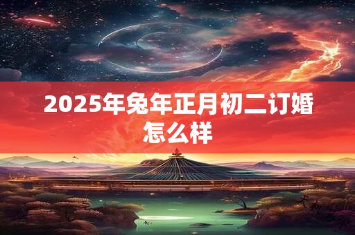 2025年兔年正月初二订婚怎么样