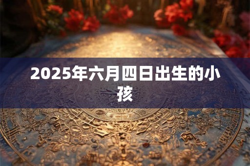 2025年六月四日出生的小孩